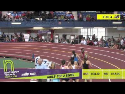 G Mile H02 (Hannah Meier 4:42.60 *Meet Record, HS Indoor Nationals 2012)