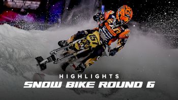 Highlights: All Finish Concrete Snocross National Round 6 Snow Bike Moto 2