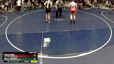 130 lbs Quarterfinal - Billy Counley, Iron Co Wrestling Academy vs Cruz Robb, Altamont Longhorns