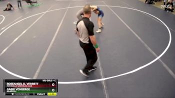 Round 2 - Roseangel D. Verrett, Monticello Wrestling Club vs Gabbi VonBerge, Minnesota