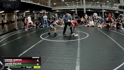 60 lbs Semis (4 Team) - Carter Pollock, Brawler Elite vs Cooper Cerefice, PA Alliance