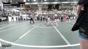 102 lbs Rr Rnd 1 - Sophie Ellis, Kingfisher YellowJackets vs Avriella Pretty Bear, Harrah Little League Wrestling