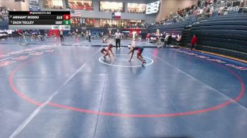 126 lbs Round 3 - Zach Tolley, Conroe Caney Creek vs Arihant Boddu, Allen White