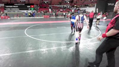 150++ 3rd Place Match - Cora Cornwell, Assumption/ Pacelli vs Hayden Finley, Parkview Albany Youth Wrestling