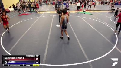 157 lbs Cons. Round 5 - Nasser Hammouche, IL vs Ty Saulter, MN