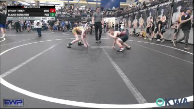 92 lbs Quarterfinal - BRODY TINER, Warhorse Wrestling Club vs Blake Goucher, Prodigy Elite Wrestling