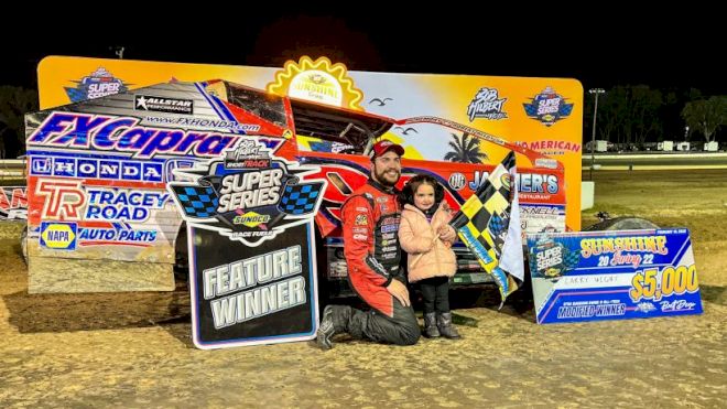 Larry Wight Breaks Into Short Track Super Series Victory Lane