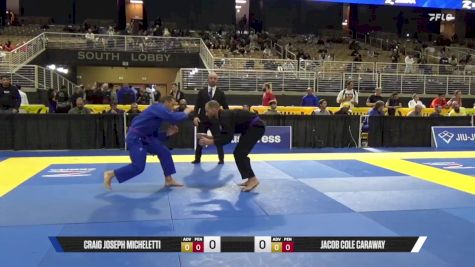 Jacob Cole Caraway vs Craig Joseph Micheletti 2025 Pan Jiu Jitsu IBJJF Championship