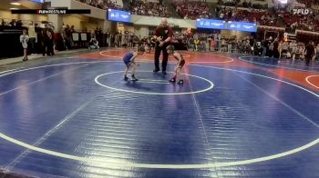 43 lbs Champ. Round 2 - Ledger McCune, North Montana Wrestling CLub vs Kenneth Thompson, Elkhorn Wrestling