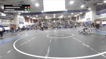 132 lbs Champ. Round 2 - Aaron Silva, Corona Del Mar vs Hunter McCuistion, Rim Of The World