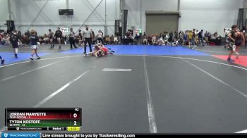 92 lbs Round 3 (6 Team) - Jordan Manyette, Team Gotcha vs Tyton Kostoff, Olympia