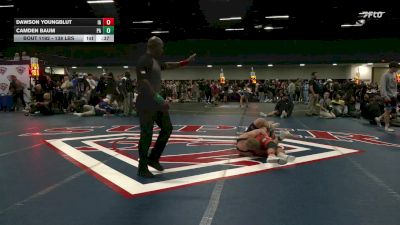 138 lbs Consi Of 4 - Dawson Youngblut, IA vs Camden Baum, PA