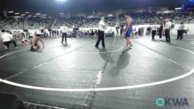 285 lbs Final - Raiden Briley, Hennessey Takedown Club vs Izaiah Shadden, Bristow Elementary Wrestling Club