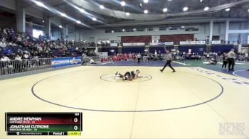 101 lbs Round 2 (3 Team) - Jonathan Cutrone, Wantagh Sr High vs Andre Newman, Carthage Sr HS