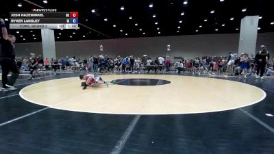 74 lbs Cons. Round 3 - Josh Hazewinkel, OK vs Ryker Langley, IA