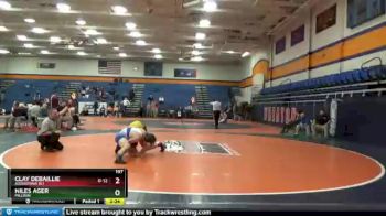 197 lbs Cons. Semi - Clay DeBaillie, Augustana (IL) vs Niles Ager, Millikin