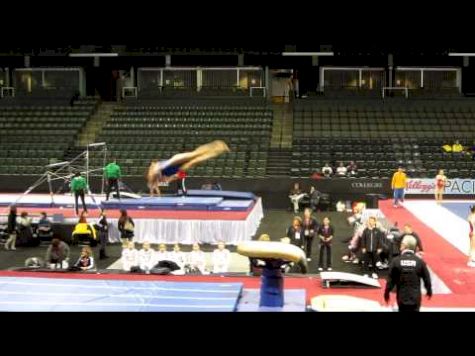 Kyla Ross - 2012 Kellogg's Pacific Rim Championships Podium Training - Vault