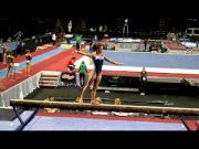 Lexie Priessman - 2012 Kellogg's Pacific Rim Championships - podium training - beam