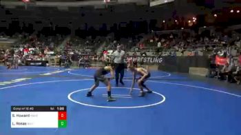 110 lbs Consolation - Sam Howard, Maurer Coughlin WC vs Leonardo Rosas, Bolingbrook Jr Raiders