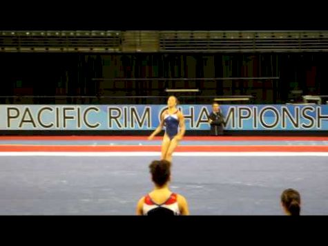 Lexie Priessman- Floor Exercise - 2012 Kellogg's Pacific Rim Championships Podium Training