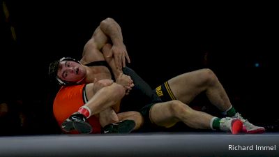 285 lbs Match - Luke Surber, Oklahoma State vs Tony Cassioppi, Iowa