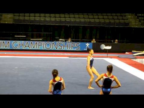 Kyla Ross- Floor Exercise - 2012 Kellogg's Pacific Rim Championships Podium Training