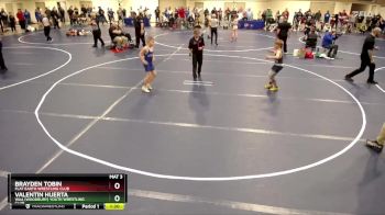 93 lbs 3rd Place Match - Brayden Tobin, Flat Earth Wrestling Club vs Valentin Huerta, WAA (Woodbury) Youth Wrestling Club