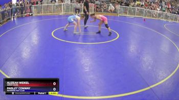 118 lbs Quarterfinal - Alizeah Weikel, Sweet Home vs Paisley Conway, Newberg Mat Club