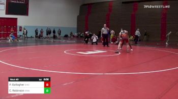157 lbs Round Of 32 - Paddy Gallagher, Ohio State - Unatt vs Cameron Robinson, Iowa State - Unatt