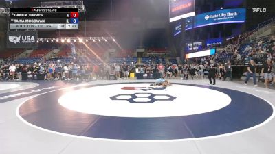 130 lbs Champ. Rd Of 16 - Danica Torres, AZ vs Taina McGowan, NJ