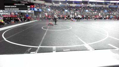 65 lbs Quarterfinal - Edgar Garcia, Colorado Outlaws vs Gavin McGeorge, Capital Punishment