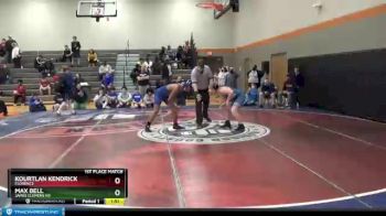 177 lbs 1st Place Match - Kourtlan Kendrick, Florence vs Max Bell, James Clemens HS