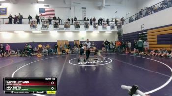 132 lbs Quarterfinal - Xavier Hetland, Rocky Mountain vs Max Nieto, Worland Middle School