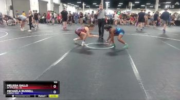 102 lbs Round 3 (8 Team) - Melissa Gallo, 84 Athletes vs Michaela Russell, Xtreme Team