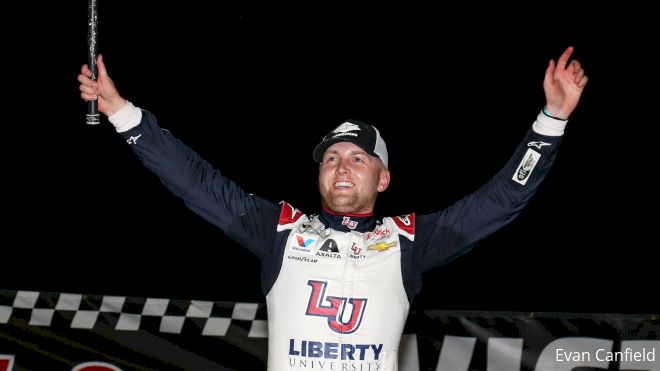 NASCAR Cup Driver William Byron Returns To Super Late Model Victory Lane
