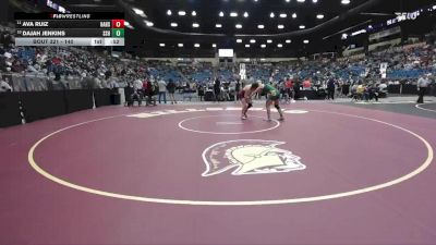 140 lbs Cons. Round 3 - Dajah Jenkins, Salina-South Hs vs Ava Ruiz, Hays Hs