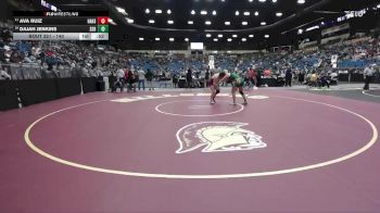 140 lbs Cons. Round 3 - Dajah Jenkins, Salina-South Hs vs Ava Ruiz, Hays Hs