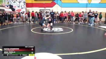 100 lbs 3rd Place Match - Bree Padilla, Cheyenne East vs Alycia Stoneking, Burns/Pine Bluffs