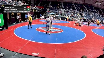 2A-126 lbs Cons. Round 2 - Braydon Powell, Rockmart vs Aiden Hyatt, Union County