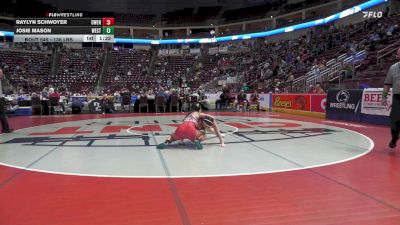 136 lbs First Round - Raylyn Schwoyer, Owen J. Roberts-G vs Josie Mason, West Greene-G