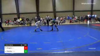 90 lbs Consolation - Trey Gregory, Teknique Wrestling vs Jacoby Stanley, Dragons Junior Wrestling Club
