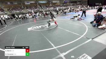 70 lbs Quarterfinal - Samual Baird, Elbert County Wranglers vs Ryatt Cavazos, Hammer House Mafia