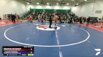 138 lbs Cons. Round 2 - Braxdon Patterson, Greybull Basin Athletic Club vs Landon Maston, Touch Of Gold Wrestling Club