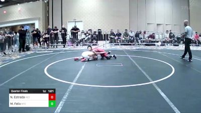 74 lbs Quarterfinal - Nicolas Estrada, Victory WC vs Masten Felix, Mtc