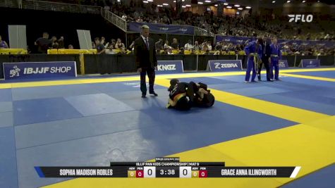 Sophia Madison Robles vs Grace Anna Illingworth 2026 Pan Kids Jiu-Jitsu IBJJF Championship
