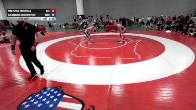 120 lbs Michael Rundell, Illinois Freestyle vs Brandon Bickerton, Ohio Scarlet FS