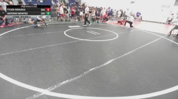 138 lbs Cons. Round 6 - Antonio Montes, Arete Wrestling Academy vs Tyler Hiraoka, John W. North High School