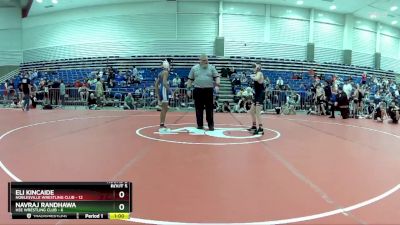 90 lbs Round 2 (6 Team) - Eli Kincaide, Noblesville Wrestling Club vs Navraj Randhawa, HSE Wrestling Club