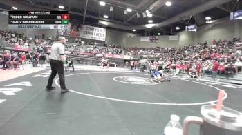 3A 106 lbs Quarterfinal - Jantz Greenhalgh, Carbon vs Rider Sullivan, Grantsville