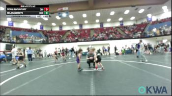 37 lbs Quarterfinal - Miles Gerdts, Husky Wrestling Club vs Sean Rodriguez, Chickasha Youth Wrestling